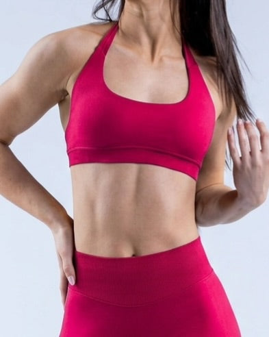 HI ENERGY Cropped Halter Top