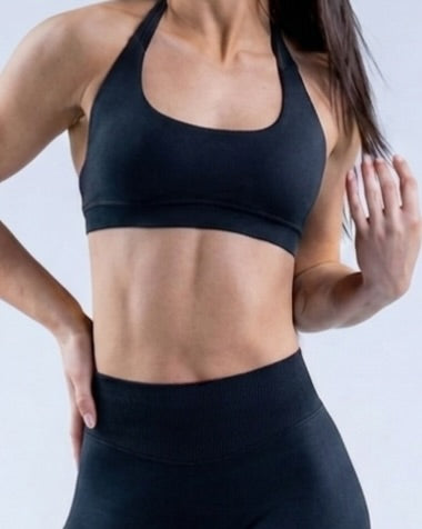 HI ENERGY Cropped Halter Top