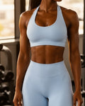 HI ENERGY Cropped Halter Top