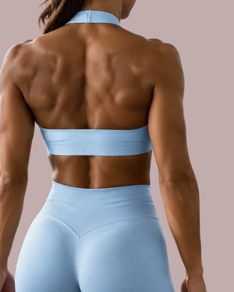 HI ENERGY Cropped Halter Top